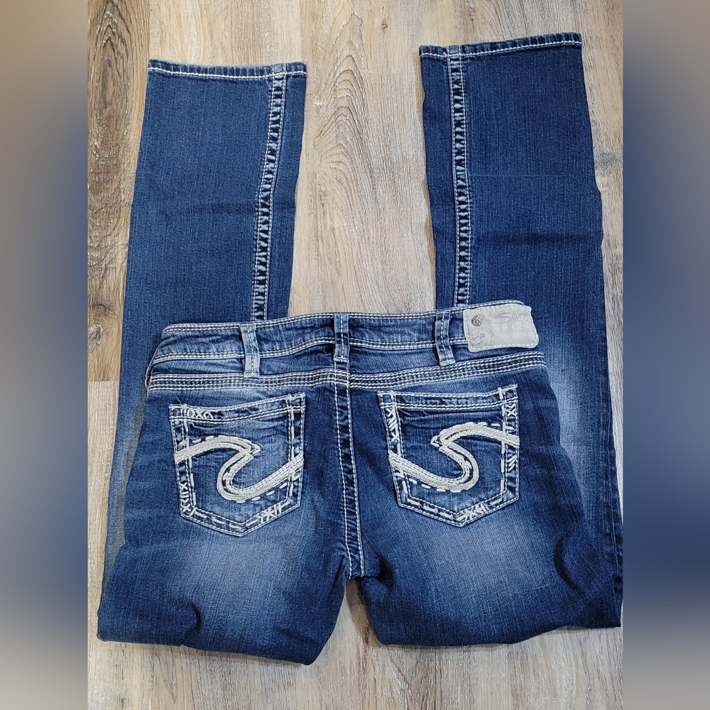 Silver jeans
